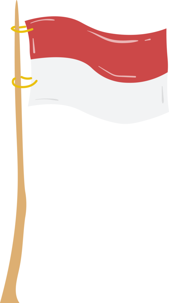 Indonesien Flagge Abbildung png