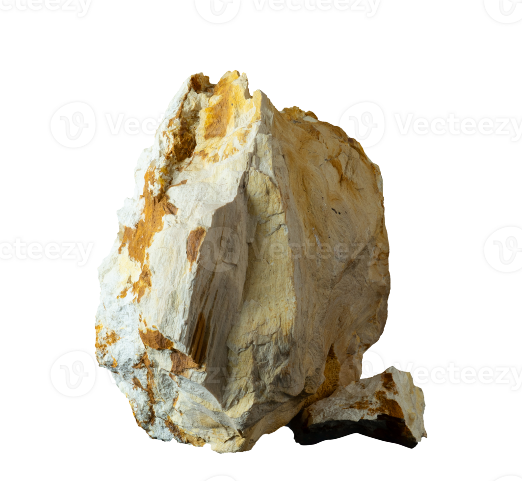 Natural rock boulder isolated element png