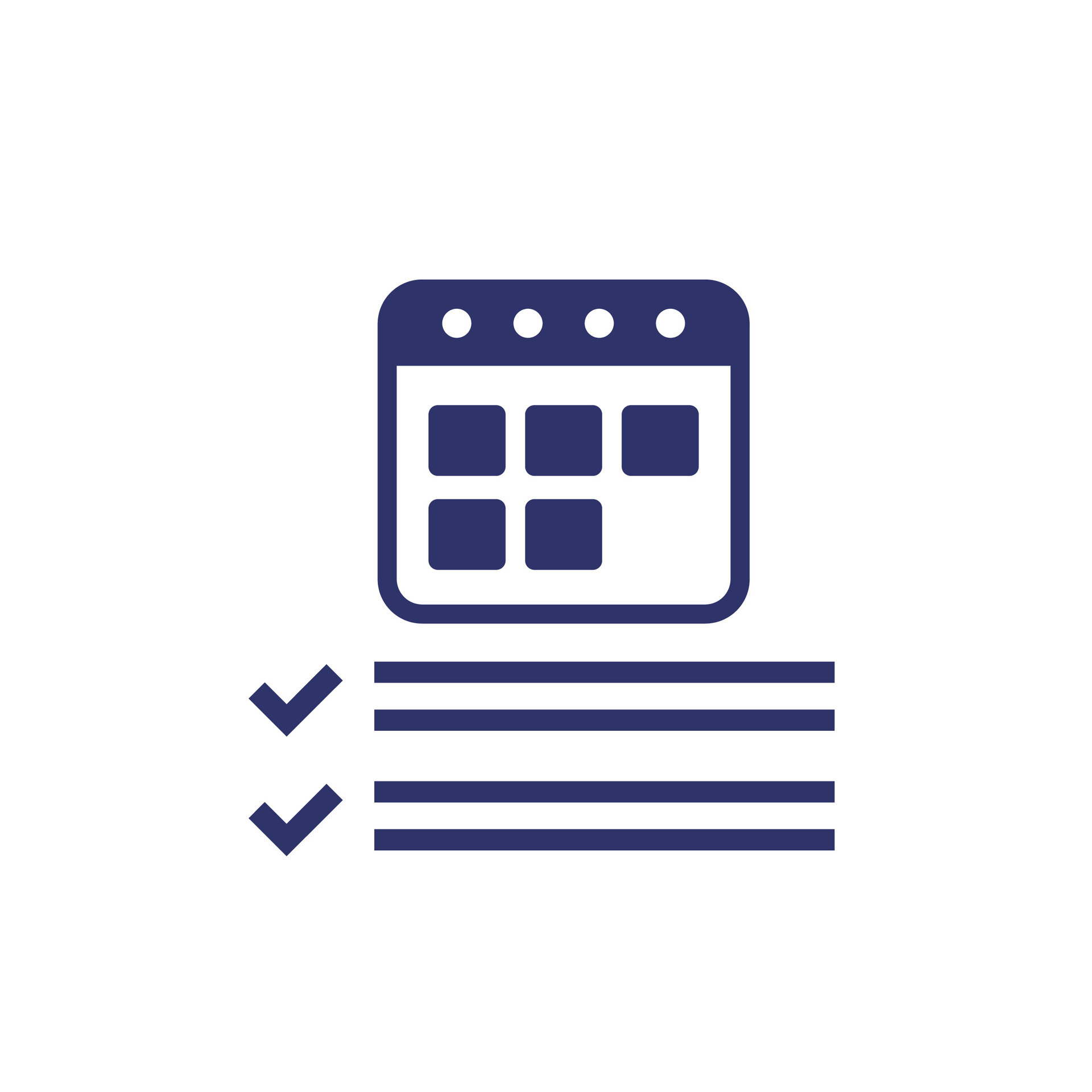 calendar and checklist icon on white 36031889 Vector Art at Vecteezy