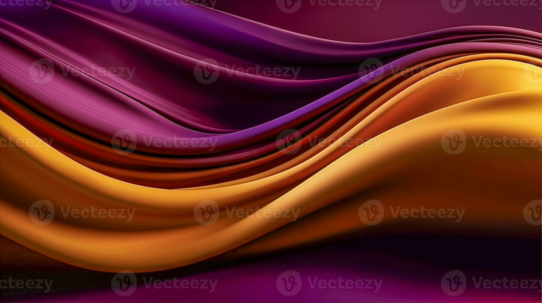 AI generated Swirling magenta and orange summer background photo