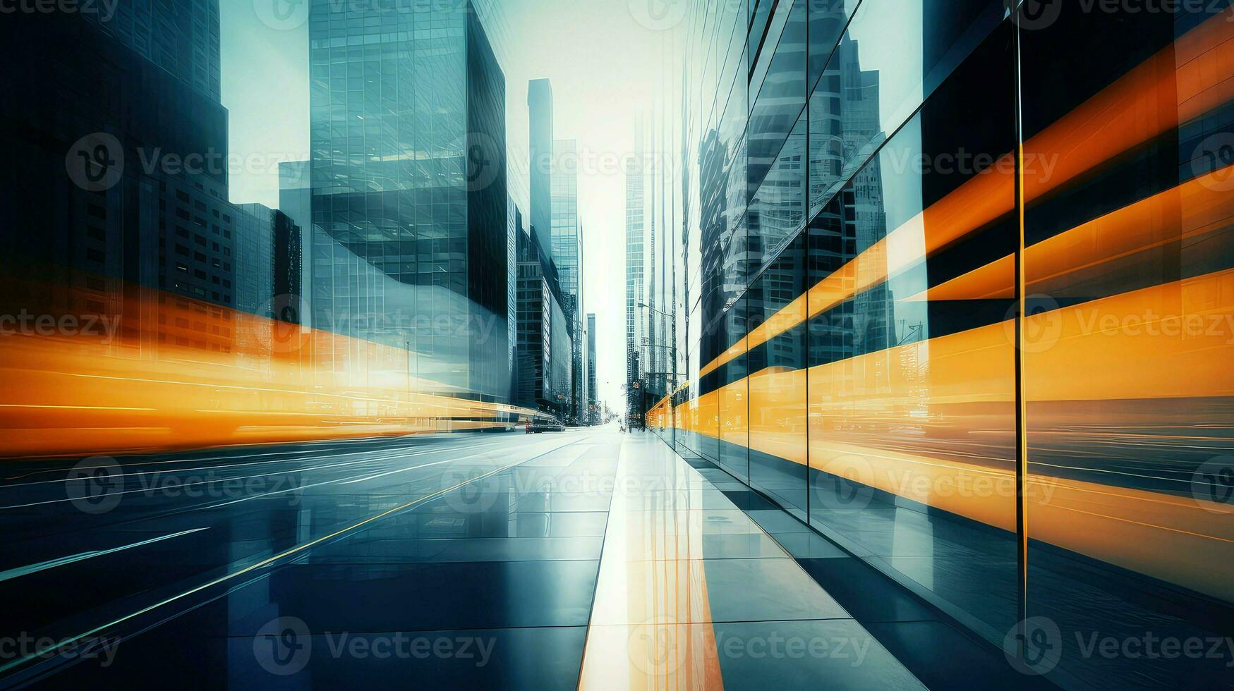 AI generated creativity blur architecture business photo