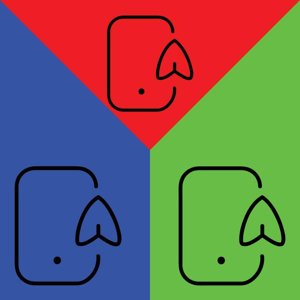Navigation Vector Icon, Outline style icon, from Adventure icons collection, isolated on Red, Blue and Green Background.