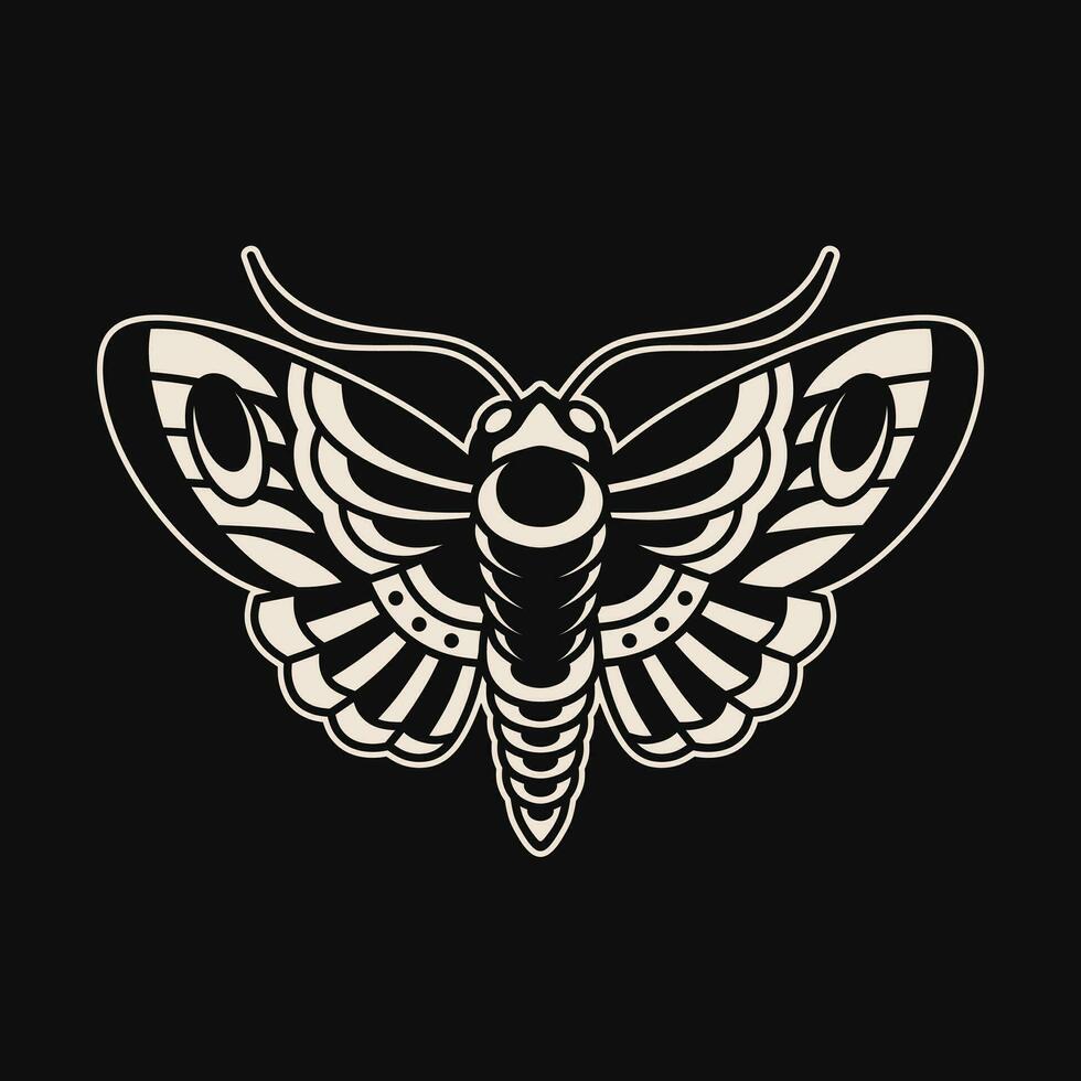Death moth vector art