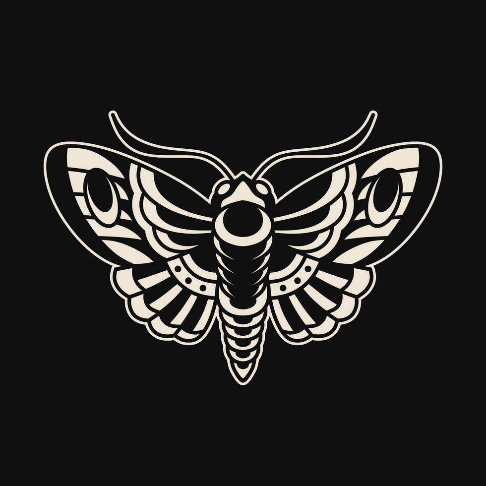 Death moth vector art