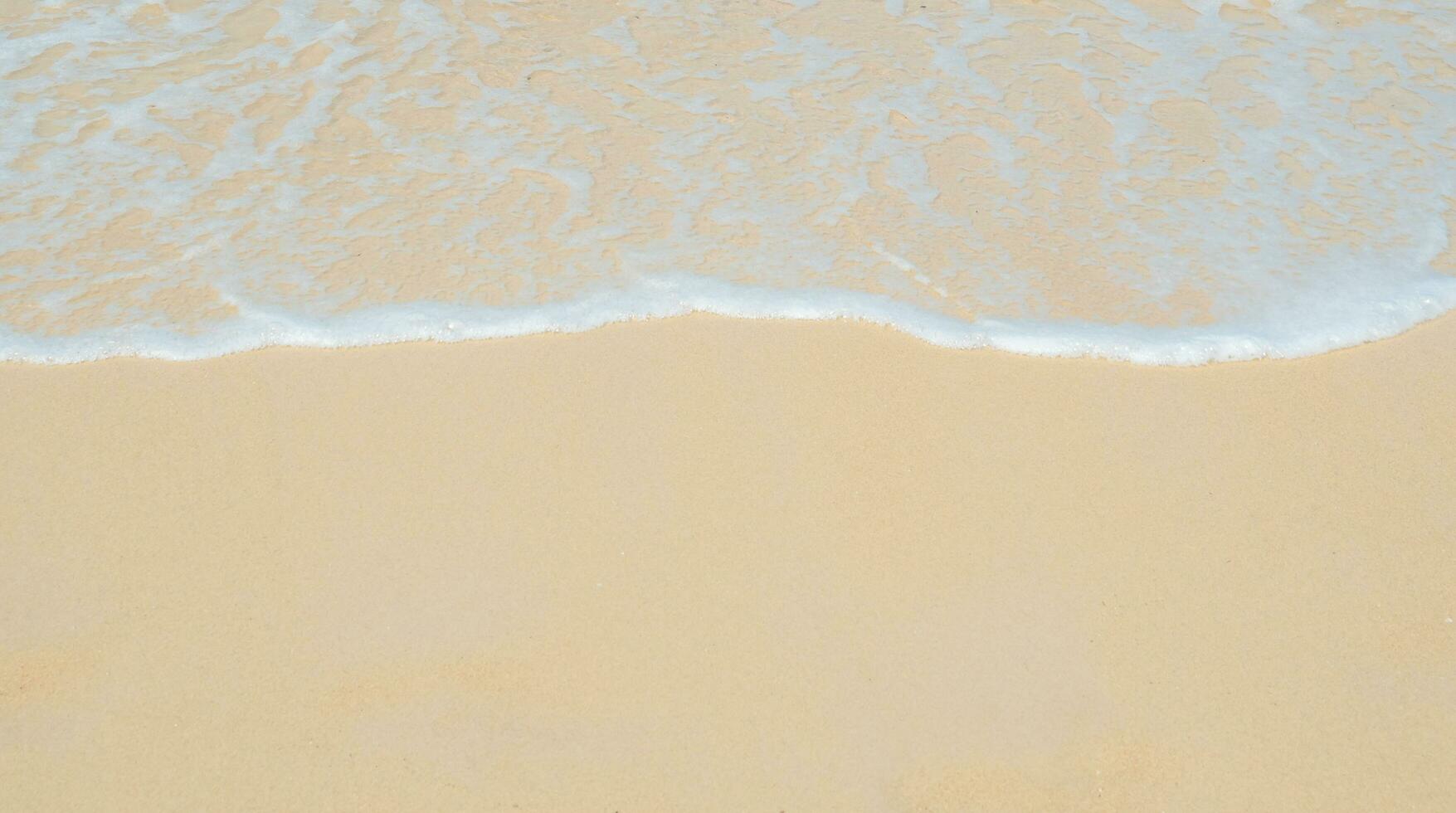 Beautiful horizon Landscape summer panorama front view point tropical sea beach white sand clean and blue sky background calm Nature ocean Beautiful  wave water travel at Sai Kaew Beach thailand photo