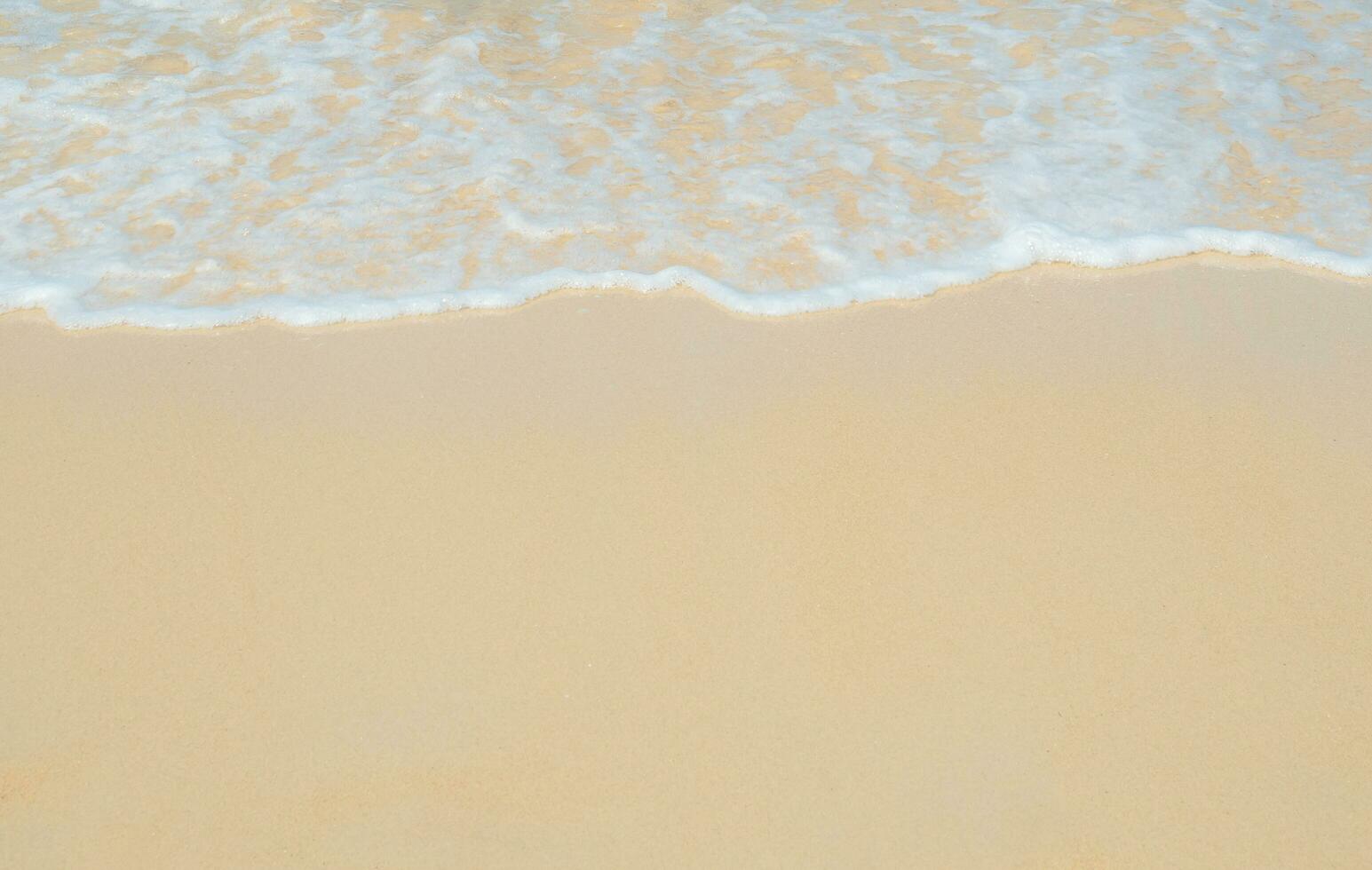 Beautiful horizon Landscape summer panorama front view point tropical sea beach white sand clean and blue sky background calm Nature ocean Beautiful  wave water travel at Sai Kaew Beach thailand photo