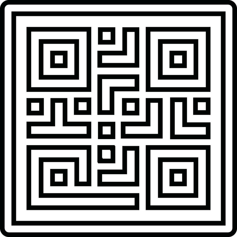Scan QR code icon in flat. Digital scanning code. isolated on QR code scan for smartphone. Mobile application QR code for payment and phone. vector for apps and website