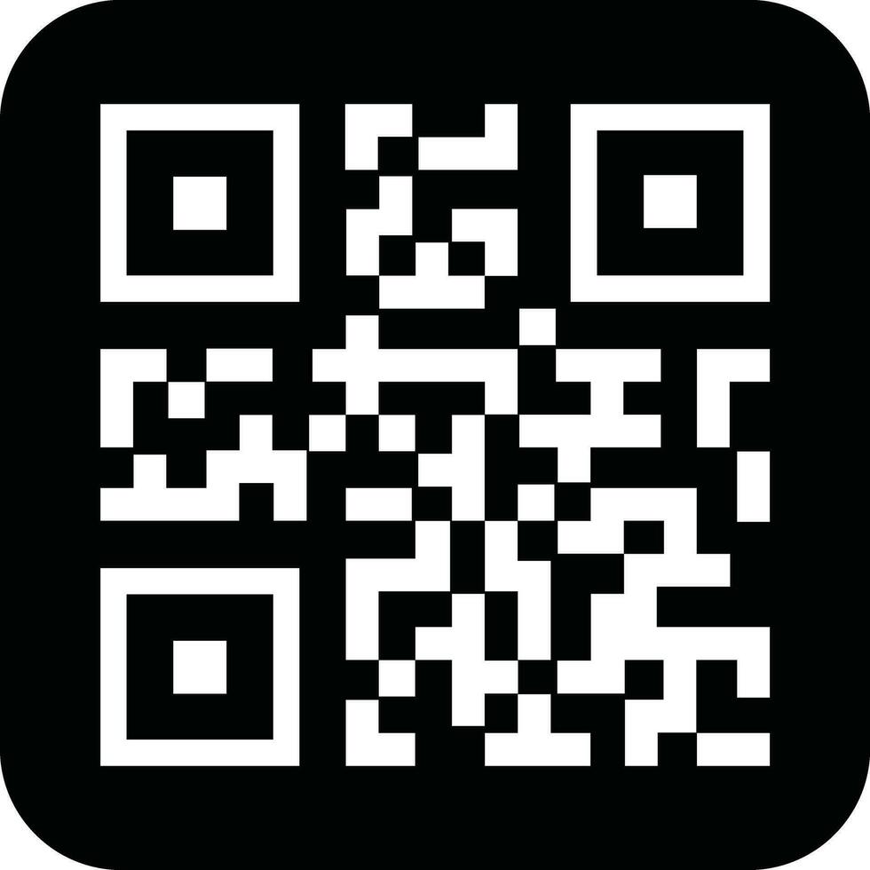 Scan QR code icon in flat. Digital scanning code. isolated on QR code scan for smartphone. Mobile application QR code for payment and phone. vector for apps and website