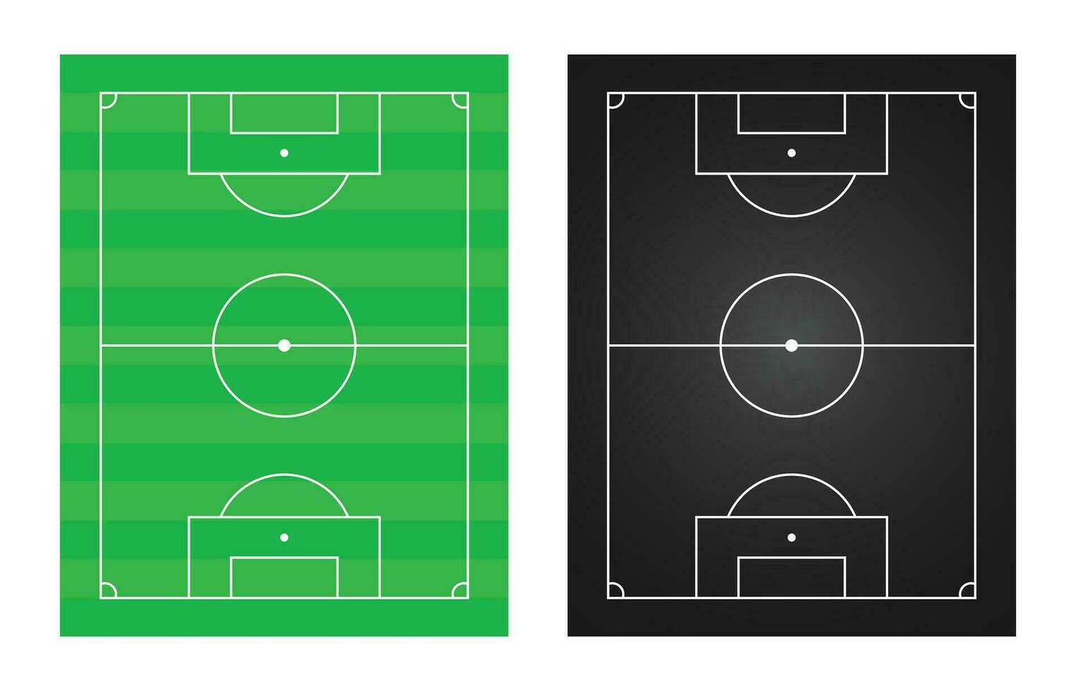 Soccer Field Diagram vector