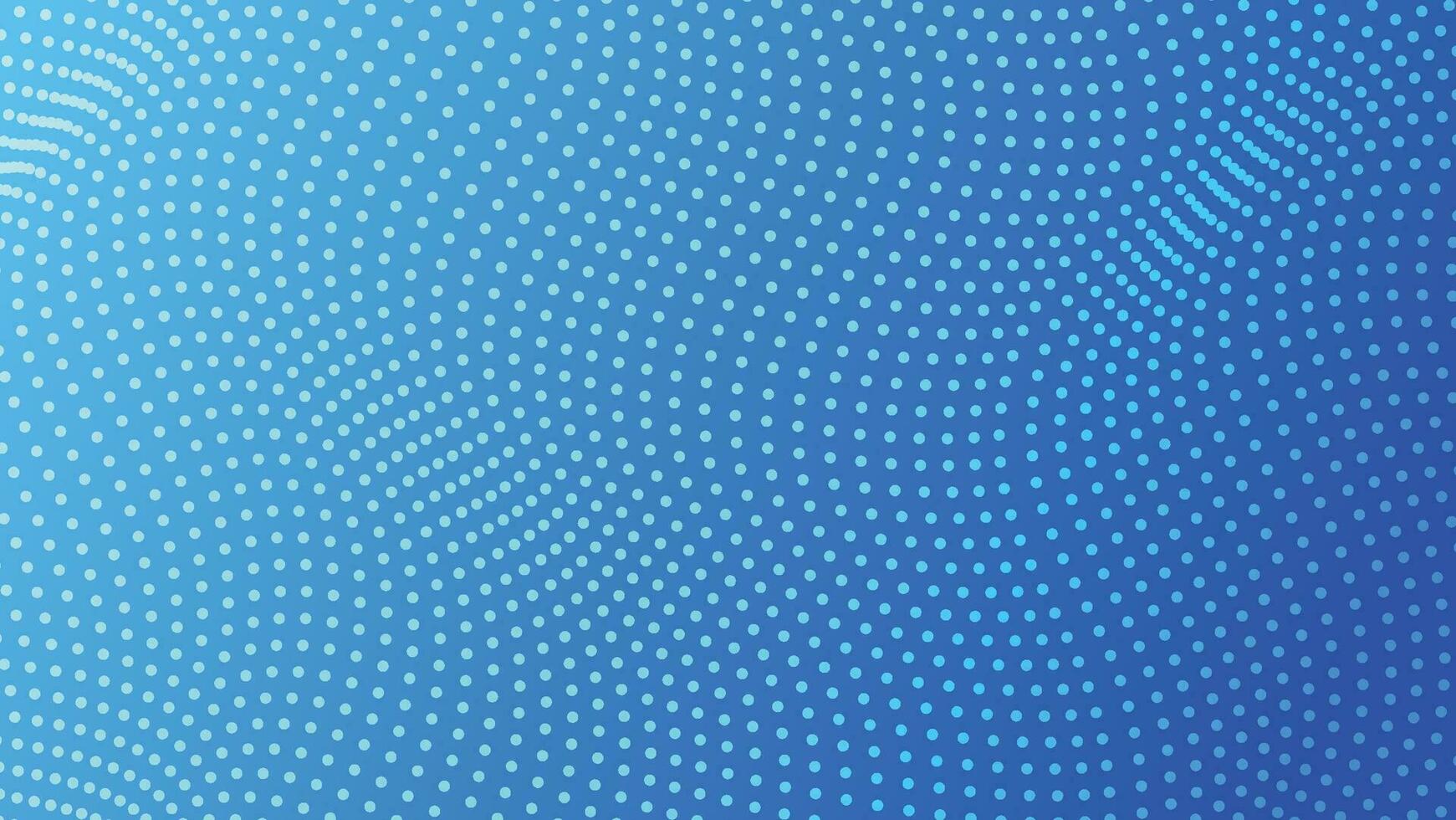 abstract background with dots wavy pattern on blue color gradient vector