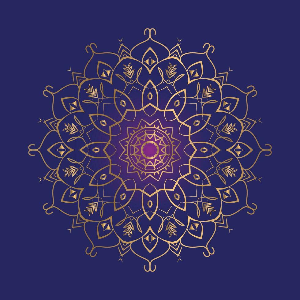 Circular Pattern in form of Mandala vector