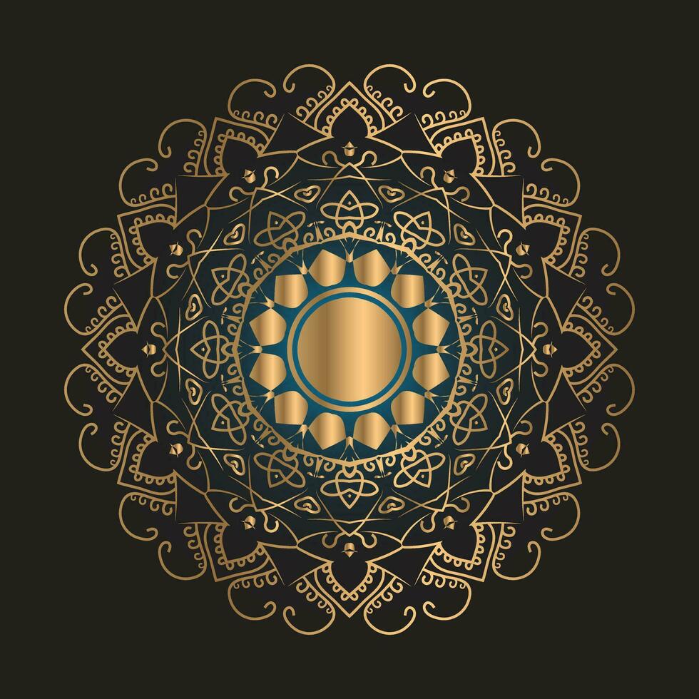 Circular Pattern in form of Mandala vector
