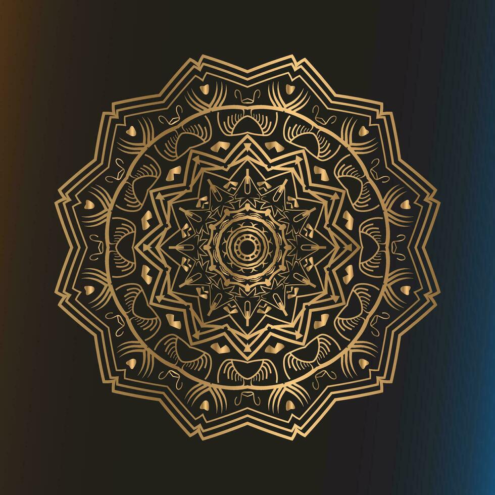 Circular Pattern in form of Mandala vector