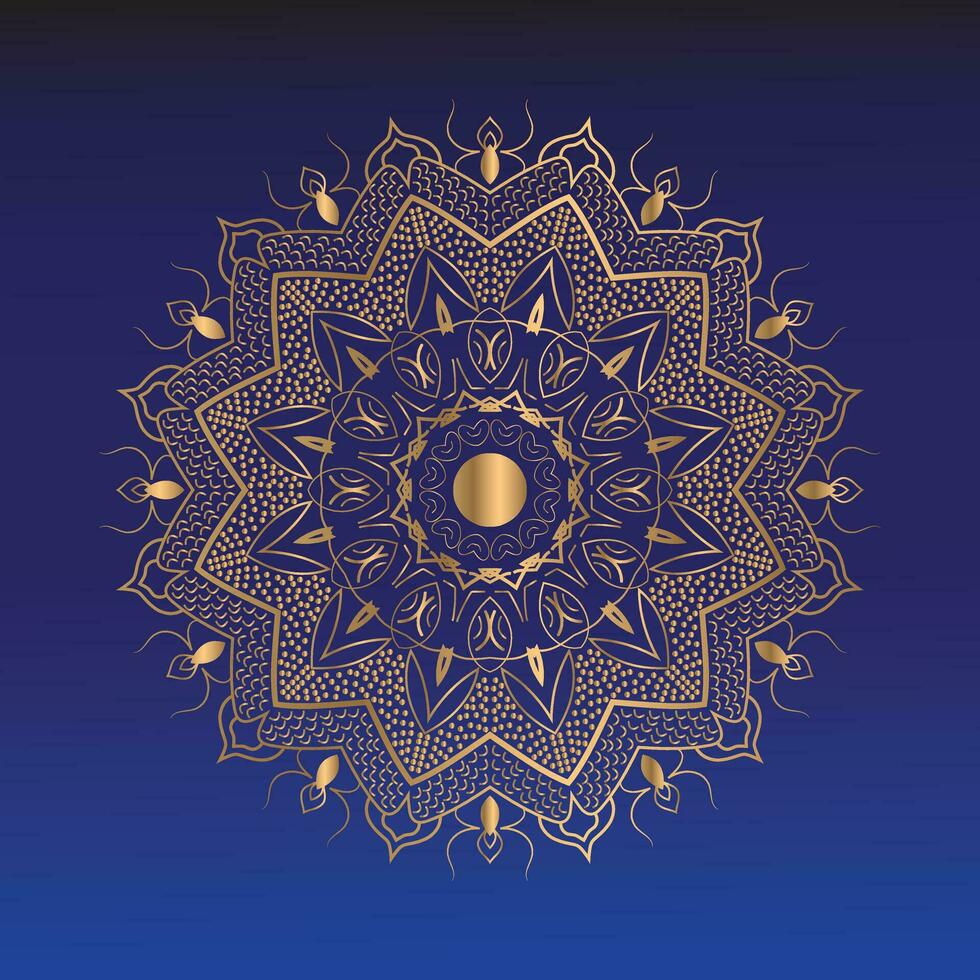 Circular Pattern in form of Mandala vector