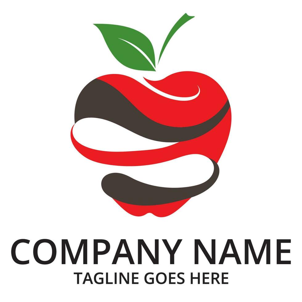 Apple logo design concept vector