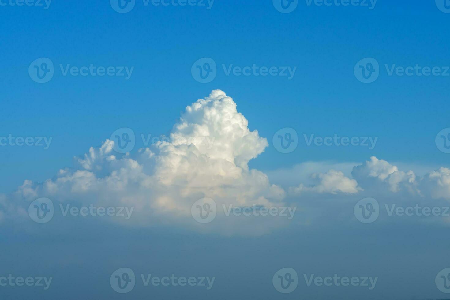 Blue Sky with white cloud. photo