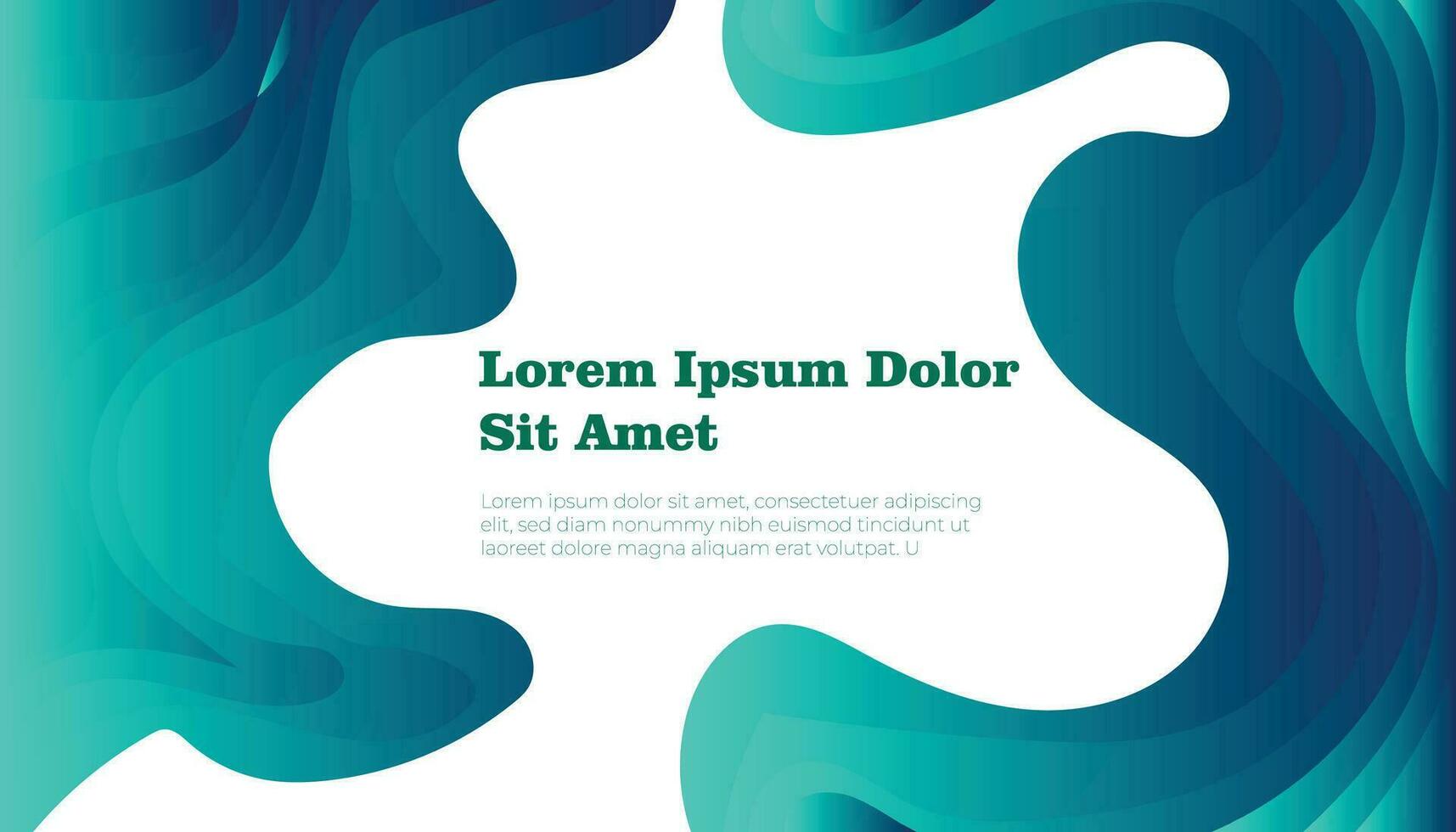 Green Liquid color background design. Fluid gradient shapes composition. Futuristic design posters. Can be use for lading page, poster or banner Eps10 vector. vector