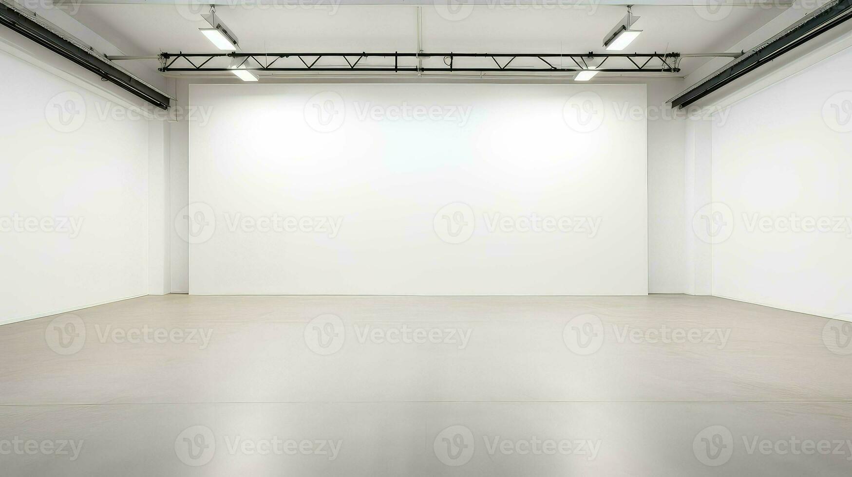 AI generated blank studio empty background photo