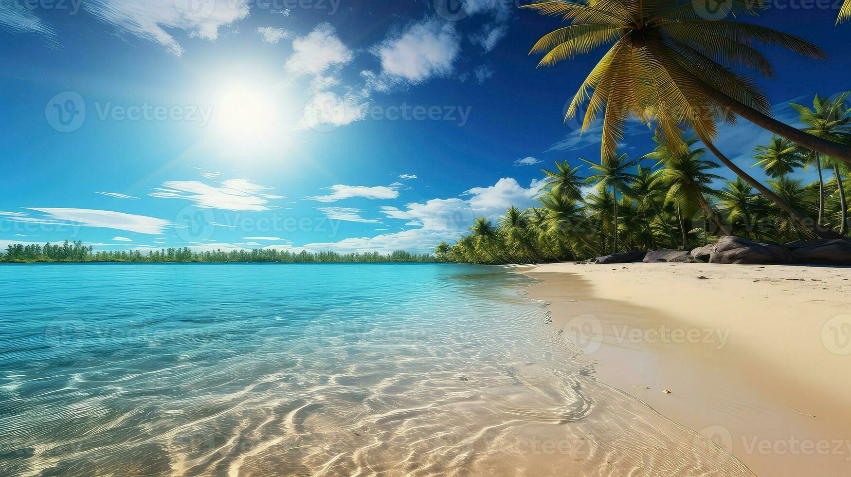 AI generated energy sunny eco background photo