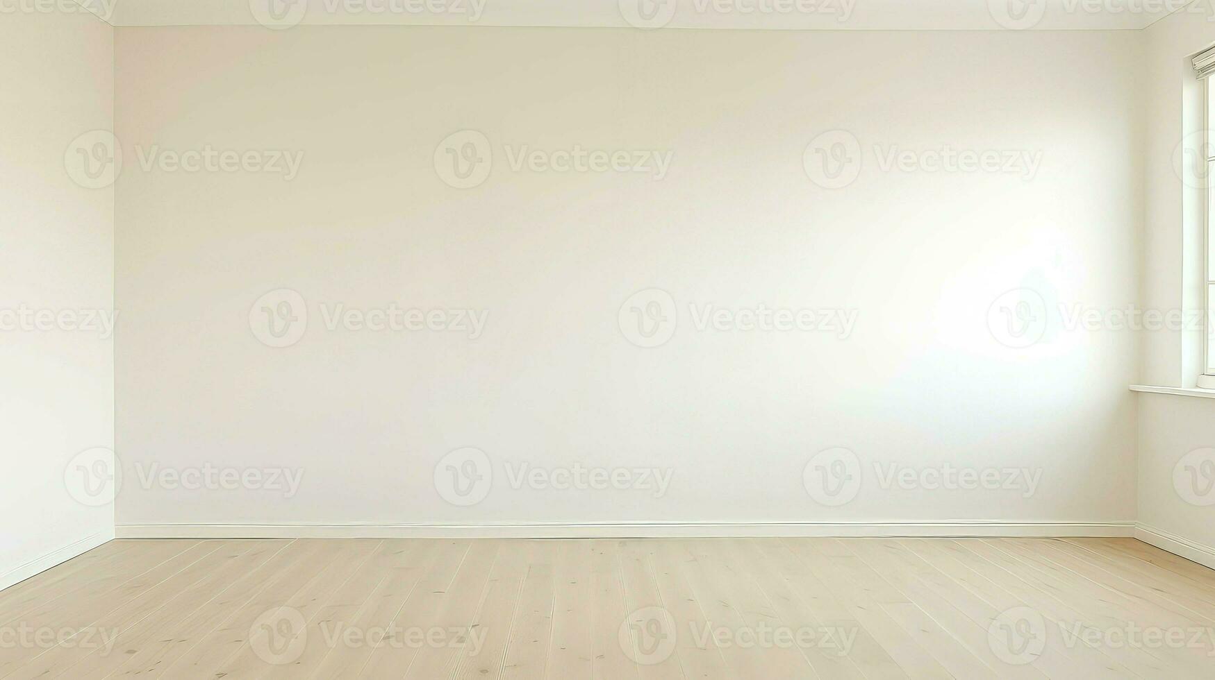 AI generated minimal room empty background photo
