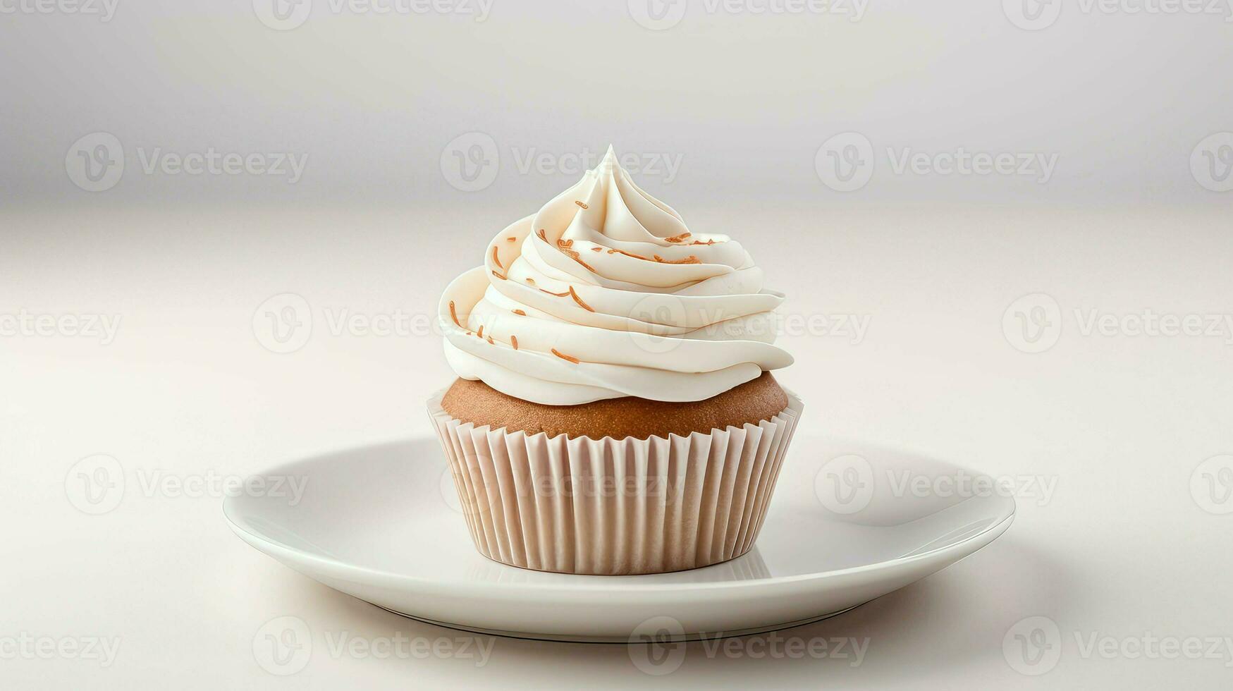 AI generated bakery isolated cupcake food photo