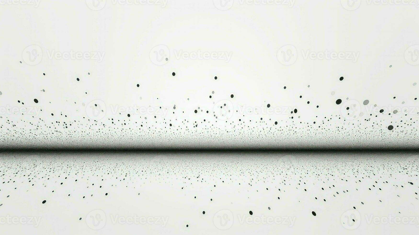AI generated information data dots background photo