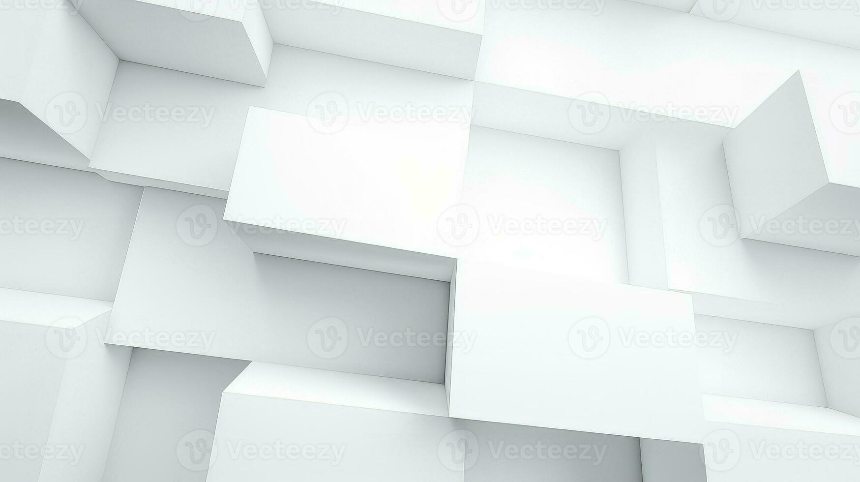 AI generated minimalist white digital background photo