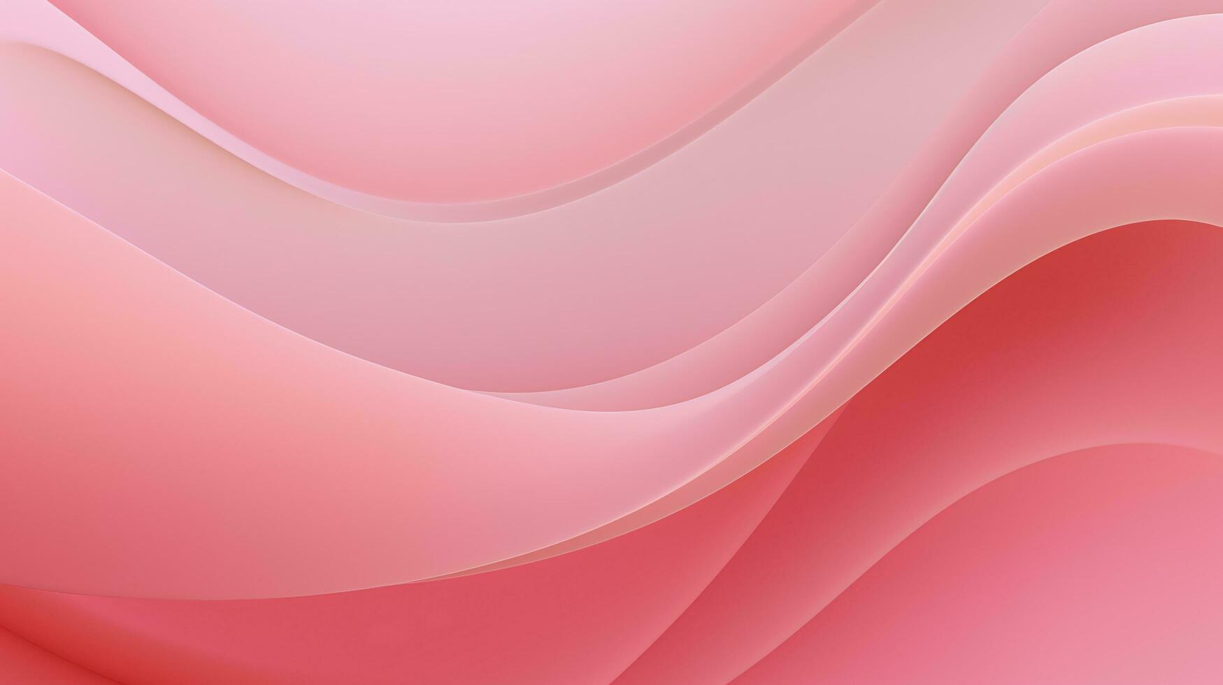 AI generated an abstract pink background with wavy lines photo