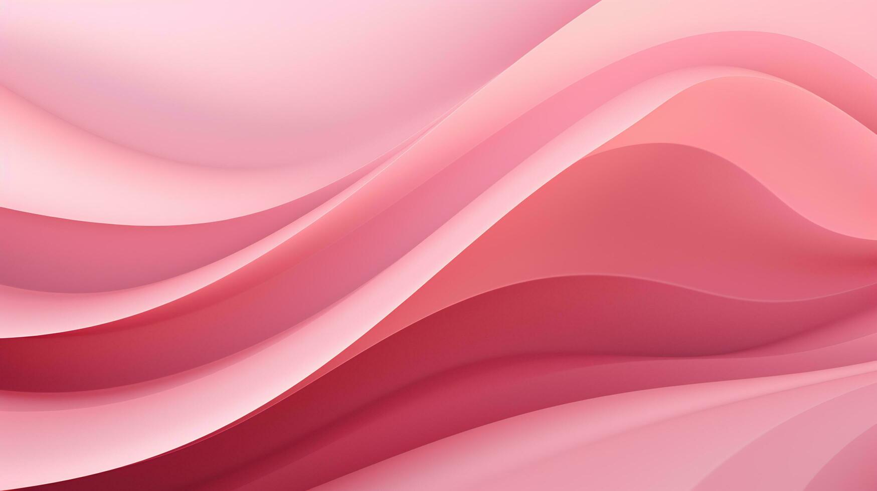 AI generated an abstract pink background with wavy lines photo