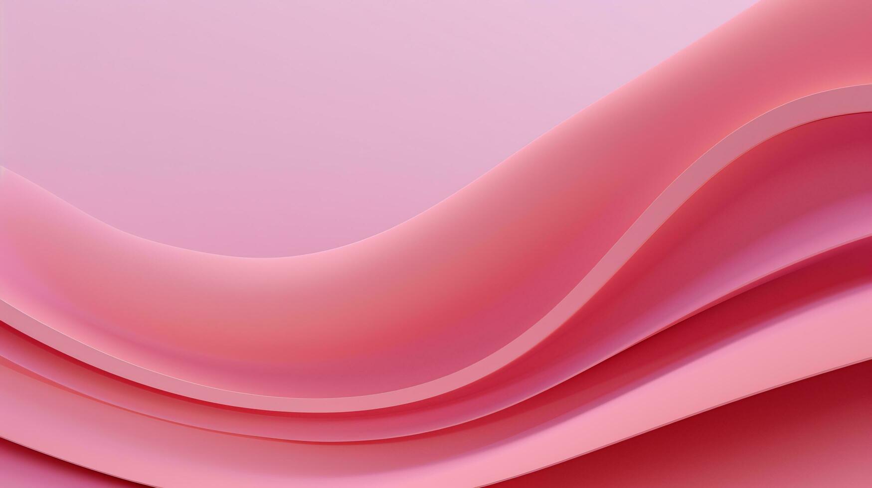 AI generated an abstract pink background with wavy lines photo