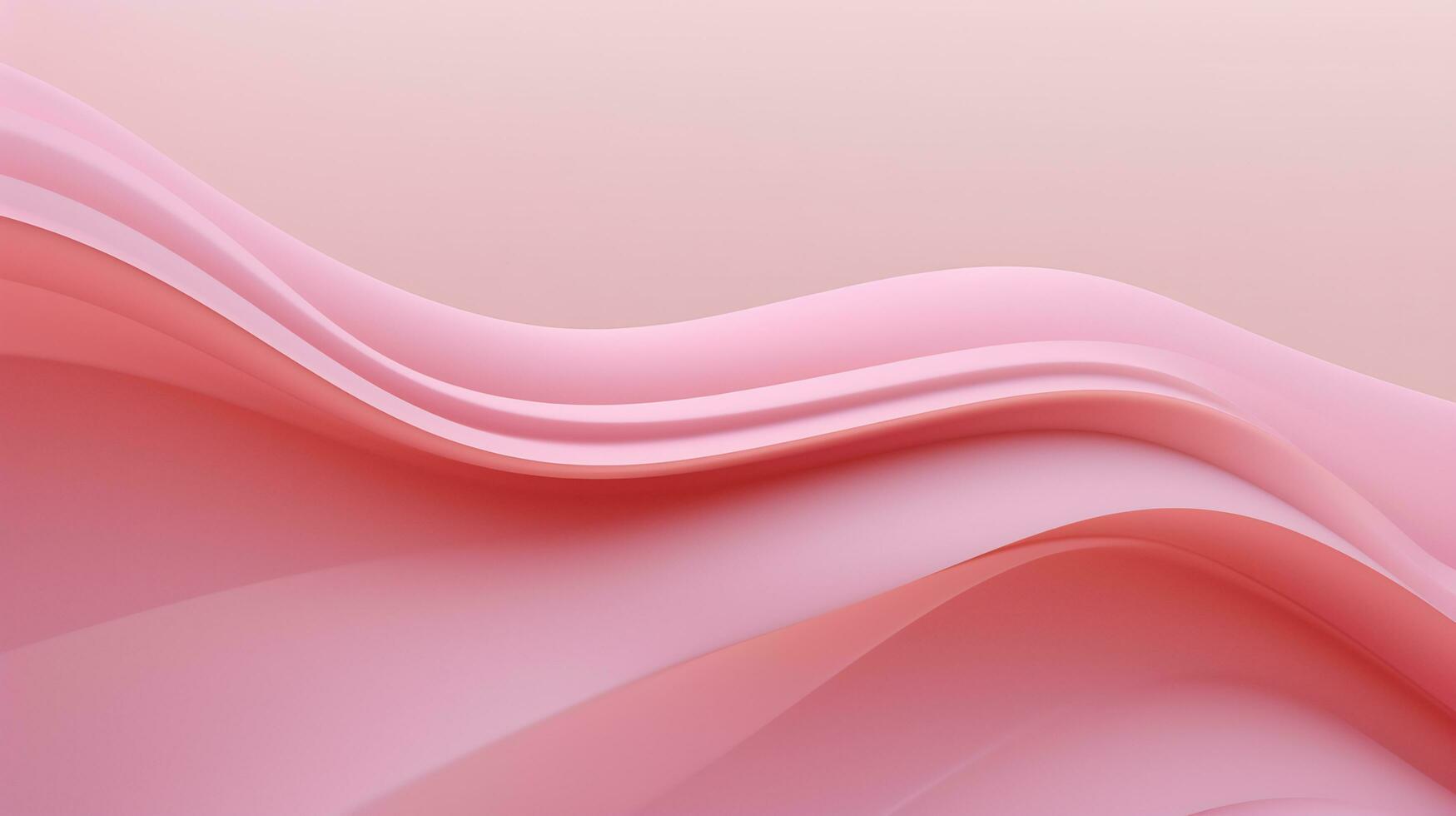 AI generated an abstract pink background with wavy lines photo