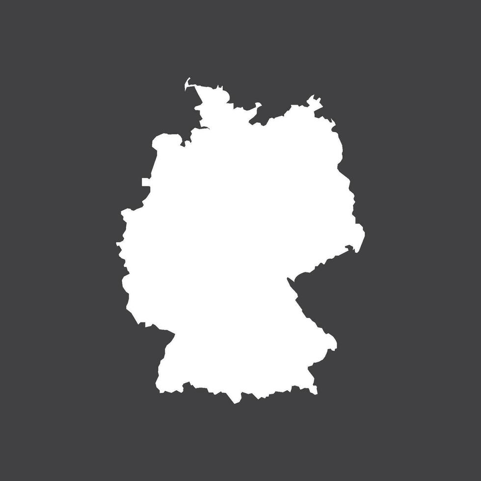 germany map icon vector