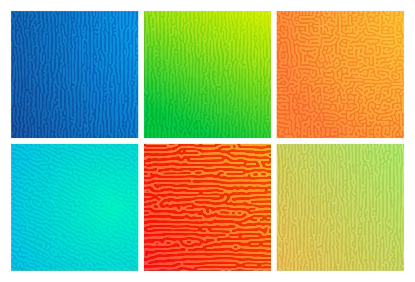 Turing reaction colorful background vector