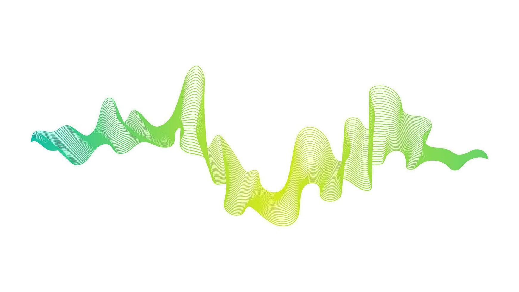 Abstract backdrop with wave gradient lines vector