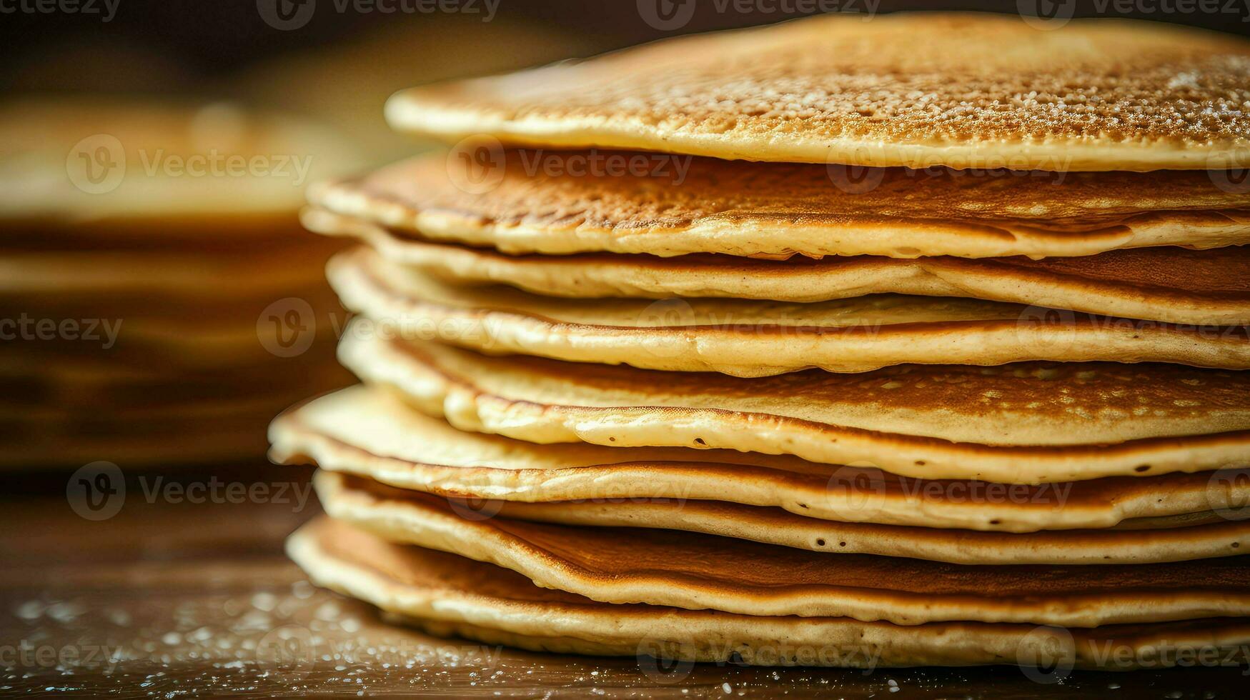 ai generado desayuno nutrición tortita comida foto