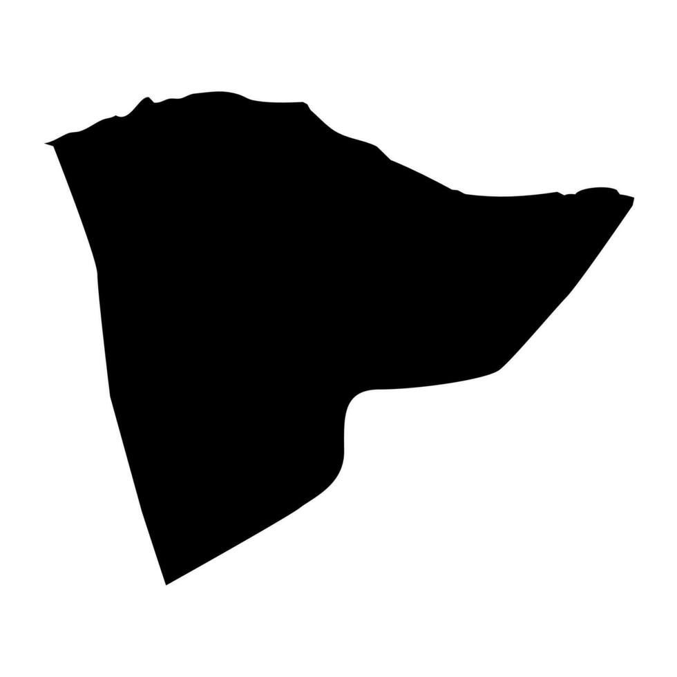 Tripoli district map, administrative division of Libya. Vector illustration.