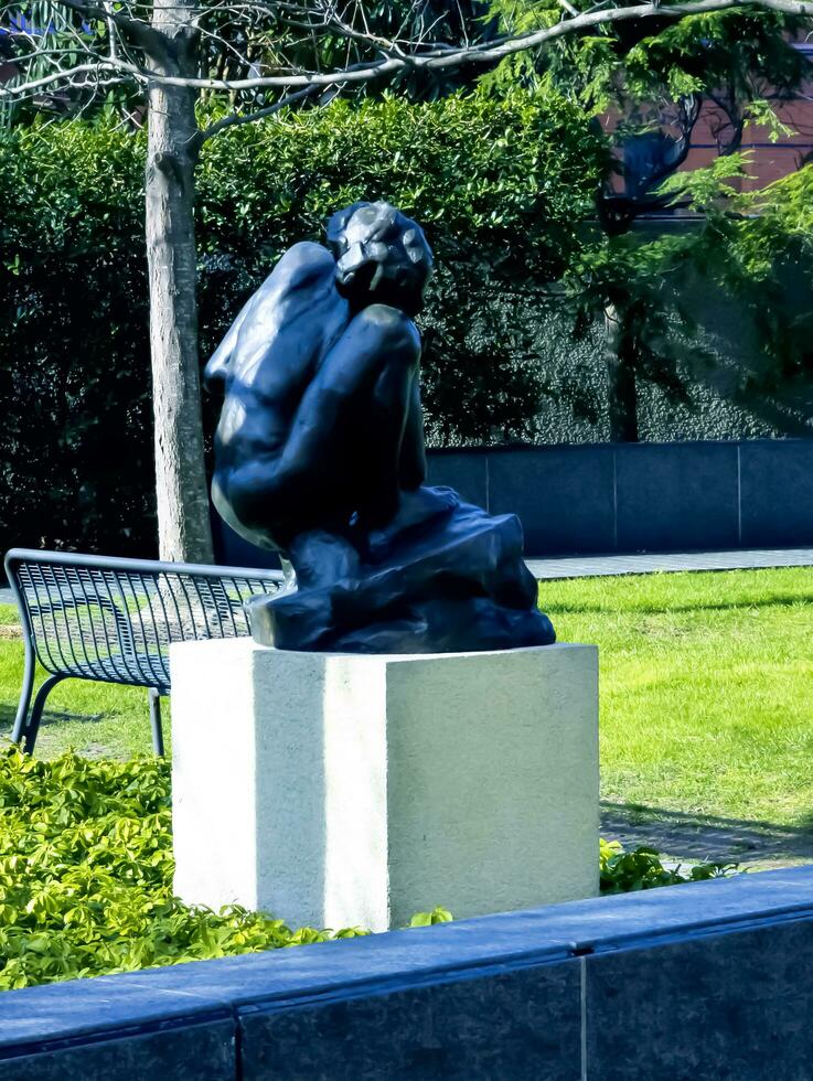 Washington DC, US - 12.16.2023 Sculpture at the in the Hirshhorn Museum and Sculpture Garden on Independence Avenue and Seventh Street SW photo