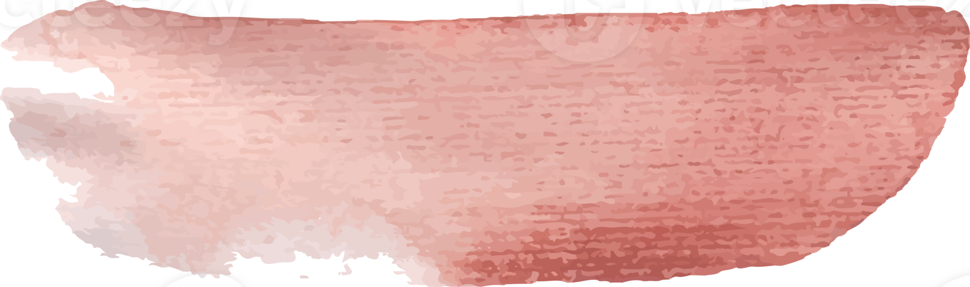 Artistic watercolor stroke element png