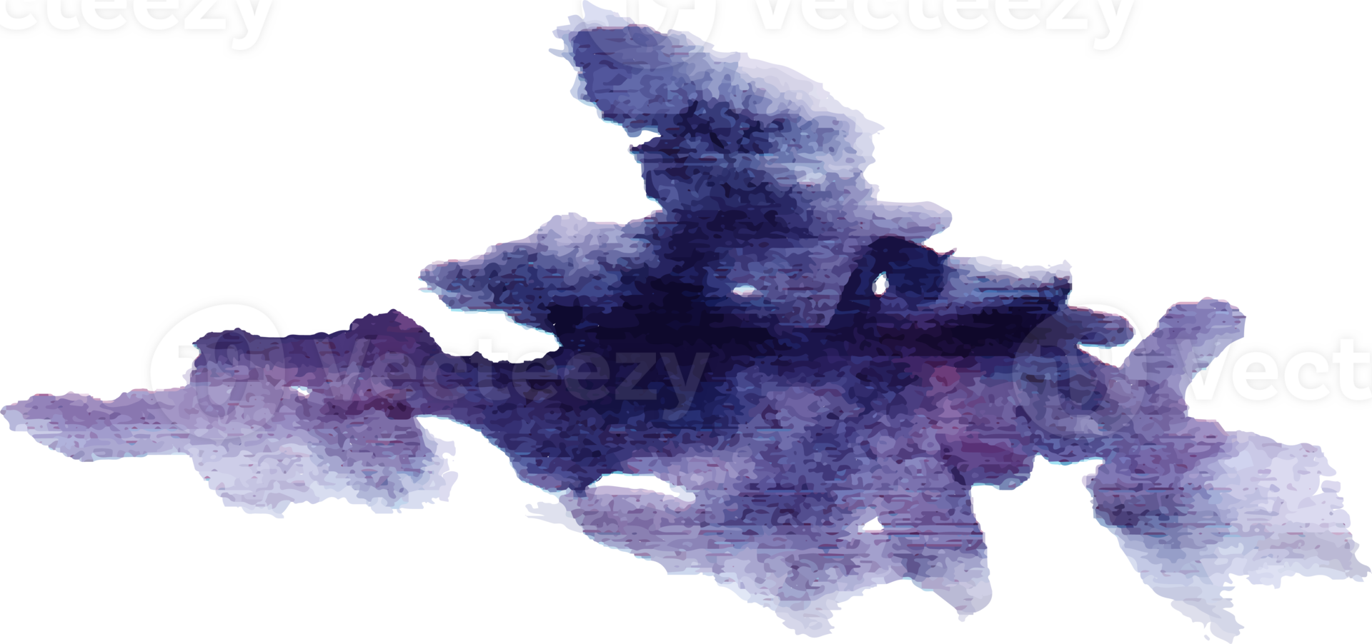 Abstract watercolor splash element png