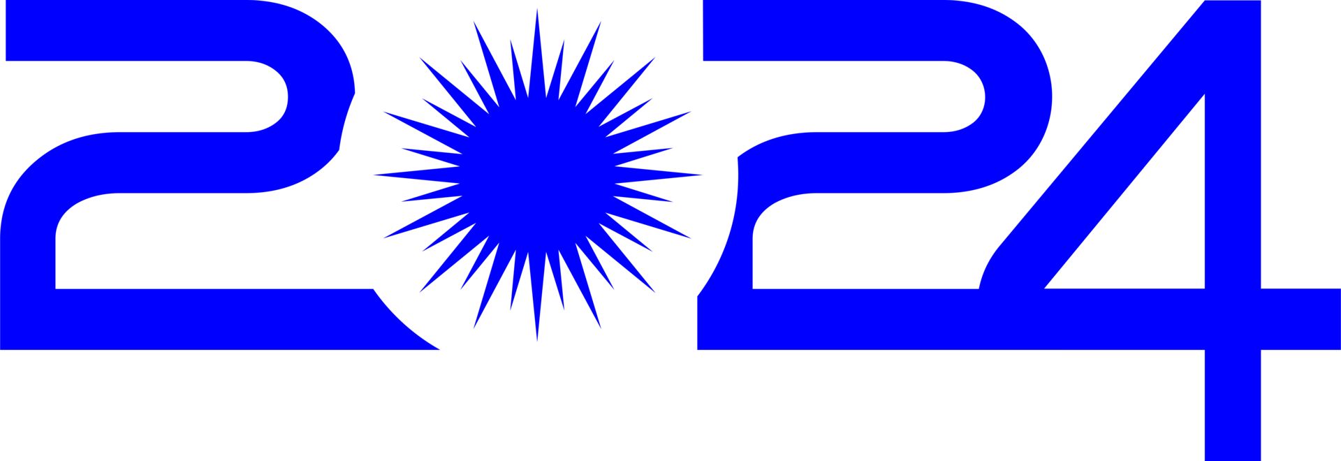 New Year 2024 Design Illustration, flat, simple, memorable and eye catching, can use for Calendar Design, Website, News, Content, Infographic or Graphic Design Element. Format PNG