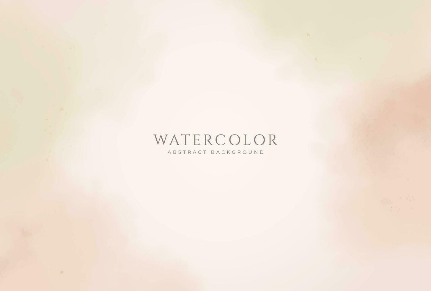 Abstract horizontal watercolor background. Neutral light colored empty space background illustration vector