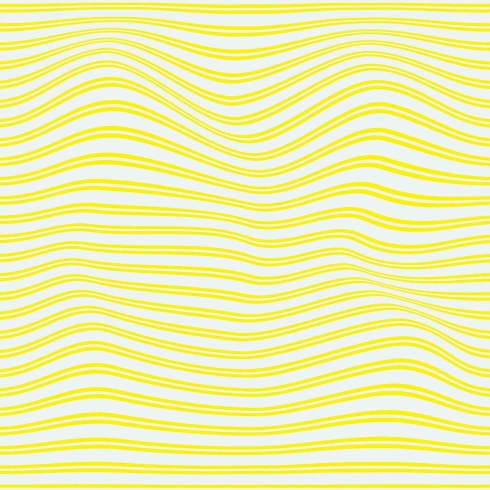 modern simple abstract seamlees white grey color daigonal line distort wavy pattern art on yellow background vector