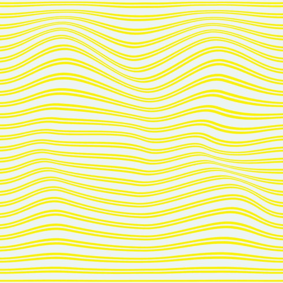 modern simple abstract seamlees white grey color daigonal line distort wavy pattern art on yellow background vector