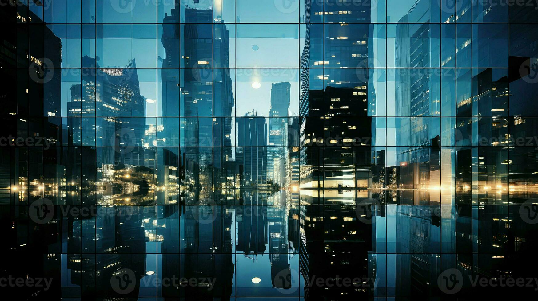 AI generated building architecture elegant background photo