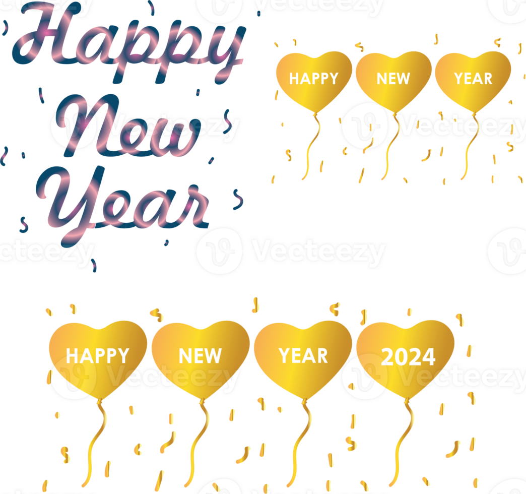 Happy New Year Elements png