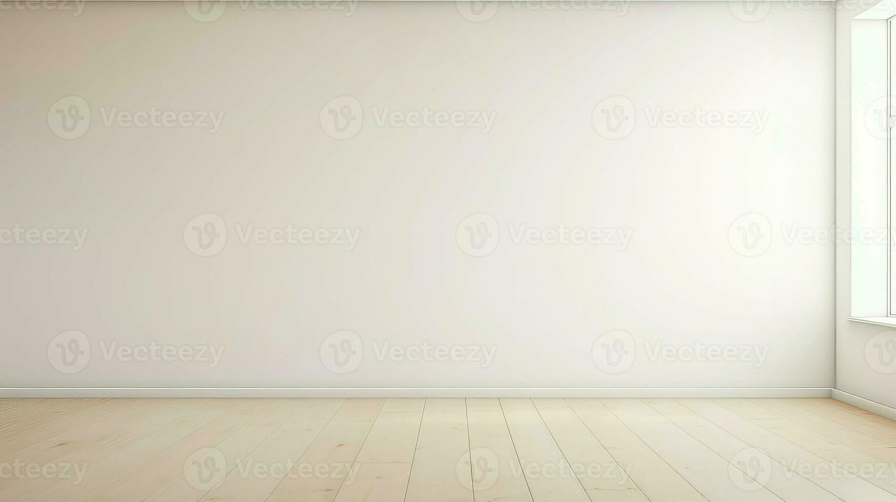 AI generated serenity interior empty background photo