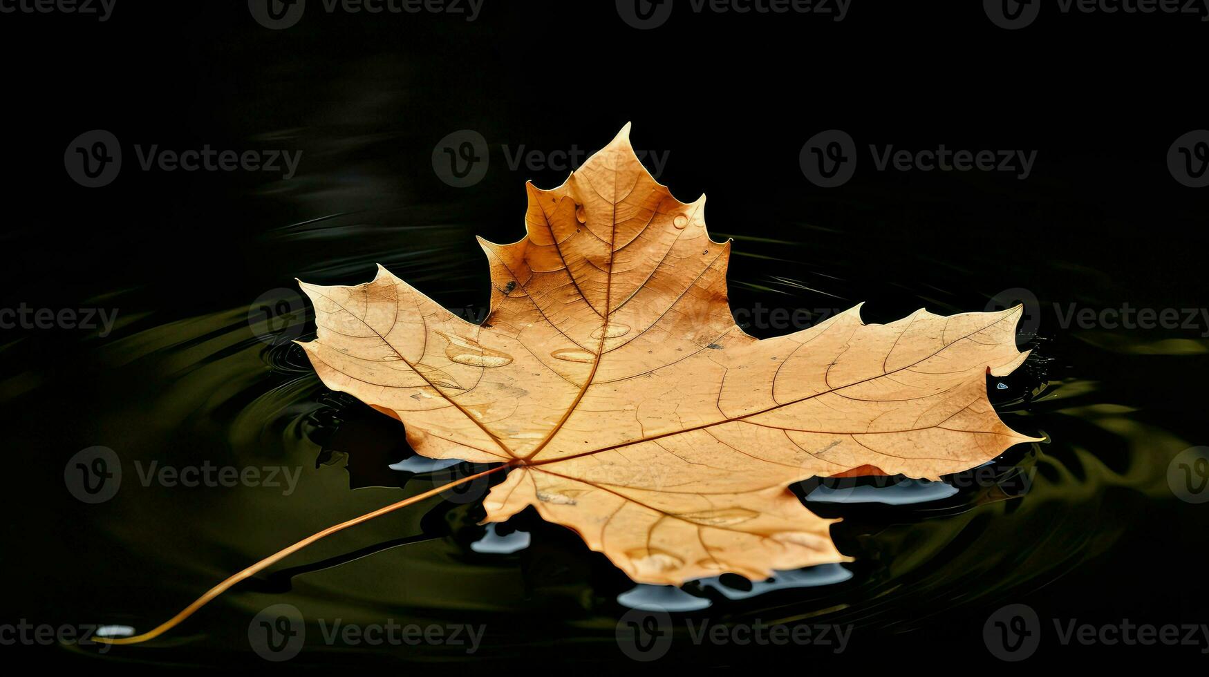 AI generated nature leaf eco background photo