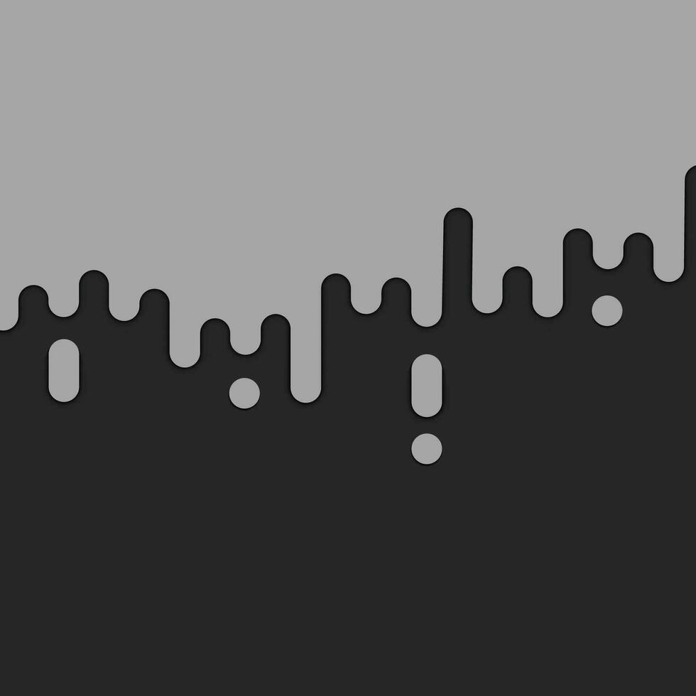 Rounded lines halftone transition. vector