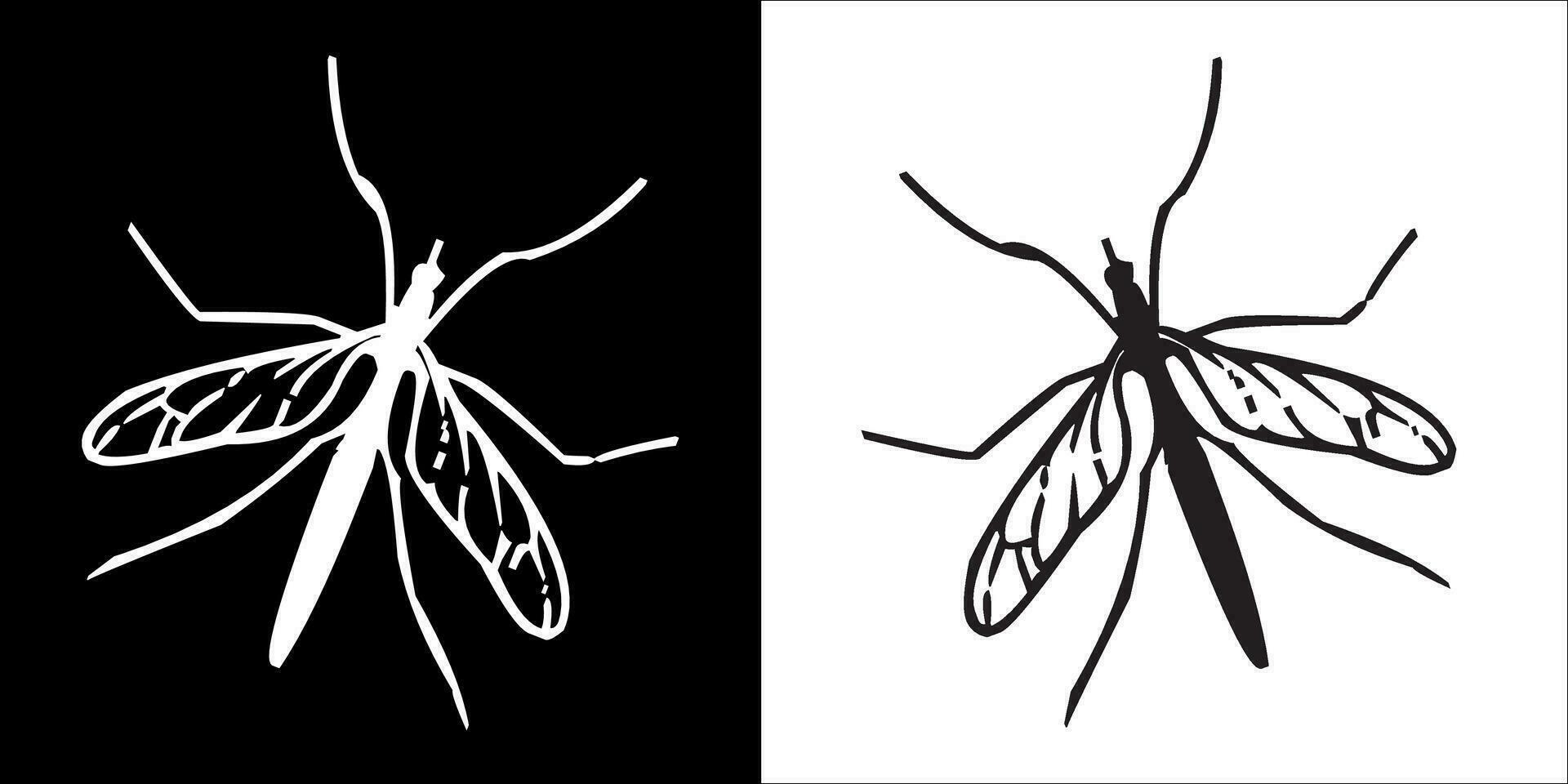 Illustration vector graphics of insect icon