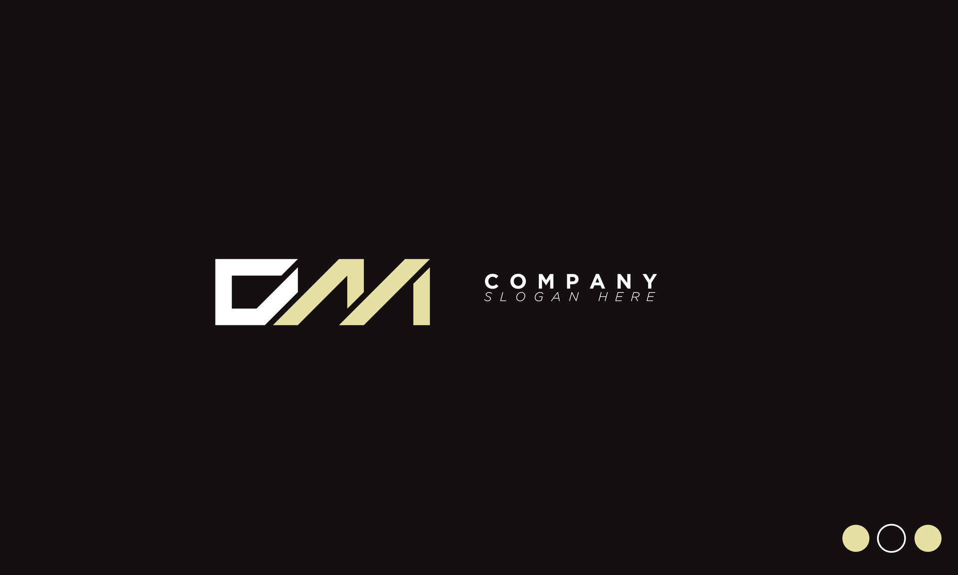 dm alfabeto letras iniciales monograma logo md, d y m 36039862 Vector